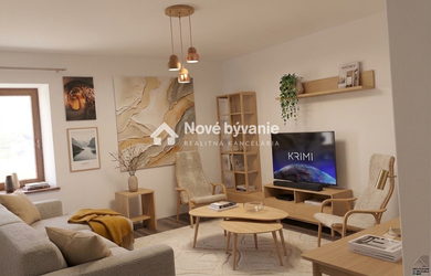 4 izb . byt v centre Spišskej Belej, so záhradkou, pivnicou a parkovaním