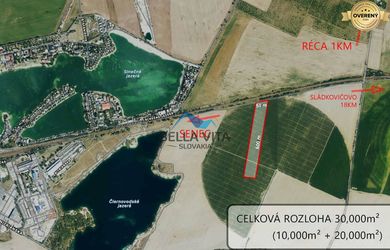 Orná pôda na predaj - skvelá investičná príležitosť pri jazere Guláška